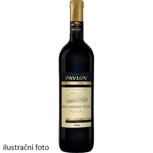 Vinařství Pavlov Rulandské šedé 2025 pozdní sběr